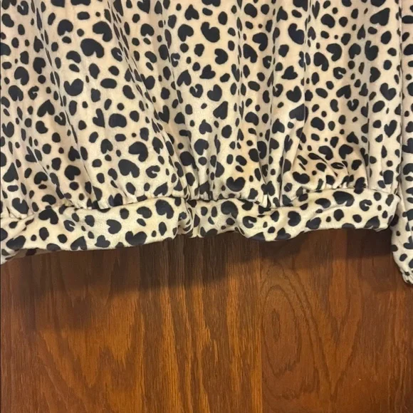 Cat & Jack Leopard Print Kids Sweater - Tan and Black - Picture 2 of 4